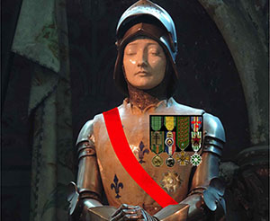 Jeanne d'Arc decoree