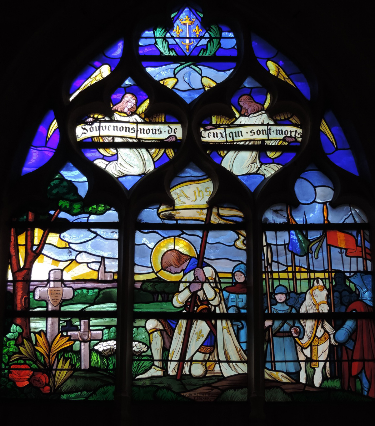 Jeanne d'Arc vitrail 2023